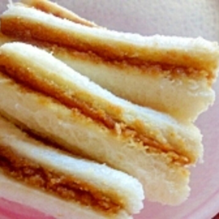 手づかみ食べに★きなこサンドイッチ